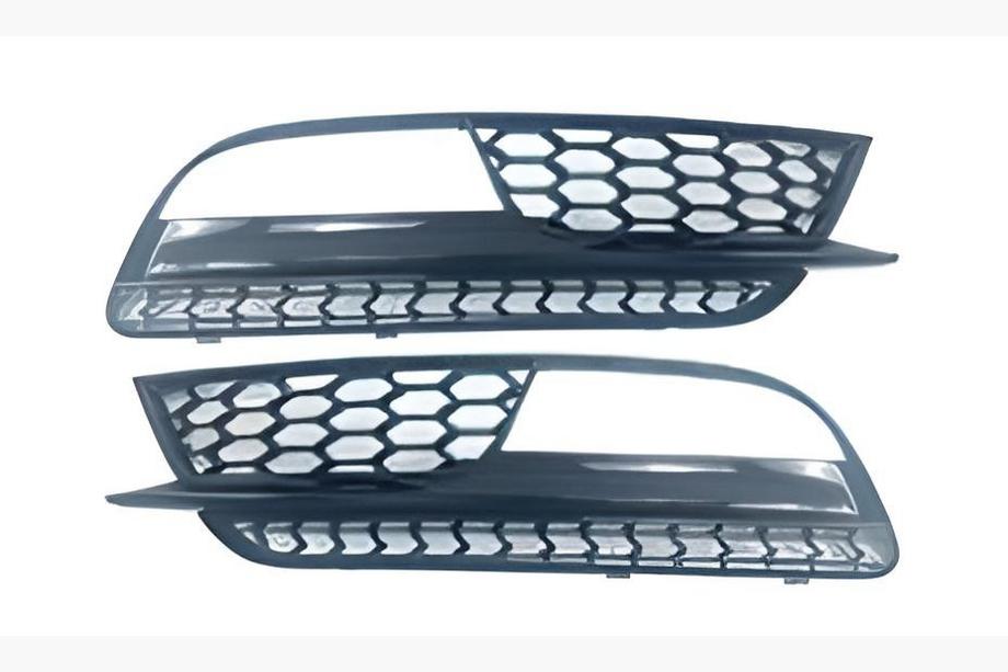 Audi A5 2007-2015 Fog Light Grilles RS-Style (2011-2015, 2 pcs, Black) Image
