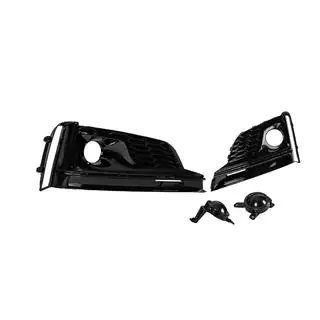 Fog Light Grilles with Fog Lights (2016-2019, 2 pcs, Black) photo 3