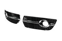 Audi Q5 2008-2017 Fog light grilles RS-Style (2008-2012, 2 pcs, black with chrome) photo 2