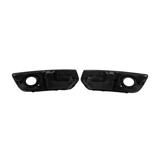 Fog light grilles RS-Style (2008-2012, 2 pcs, black with chrome) Audi Q5 2008-2017 photo 4