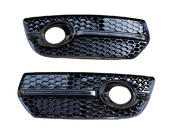 Audi Q5 2008-2017 Fog Light Grilles RS-Style (2008-2012, 2 pcs, Black) photo 1