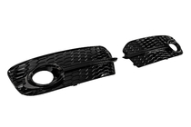 Audi Q5 2008-2017 Fog Light Grilles RS-Style (2013-2017, 2 pcs, Black) photo 3