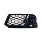 Audi Q5 2017-2025 Fog Light Grilles with Fog Lamp RS-Style (2017-2020, 2 pcs, Black) photo 3
