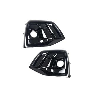 Fog Light Grilles RS-Style (2020-2025, 2 pcs, Black) Audi Q5 2017-2025 photo 1