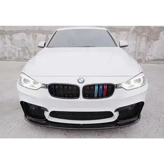 Front Bumper Lip DPT V-1 (For M4, Gloss Black) photo 1