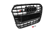 Audi A6 C7 2011-2017 Front black grille with black frame S-Style (2011-2014) photo 2