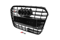 Audi A6 C7 2011-2017 Front black grille with black frame S-Style (2011-2014) photo 3