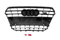 Audi A6 C7 2011-2017 Front black grille with black frame S-Style (2011-2014) photo 4