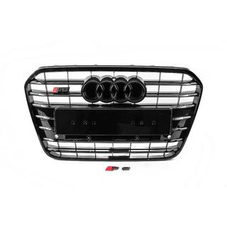Front black grille with black frame S-Style (2011-2014) photo 1