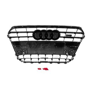 Front black grille with black frame S-Style (2011-2014) photo 4