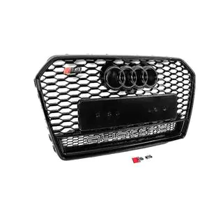 Front black RS-style grille with Quattro lettering (2014-2018) photo 3