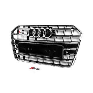 Front Grille Black with Chrome Frame S-Style (2014-2017) photo 2