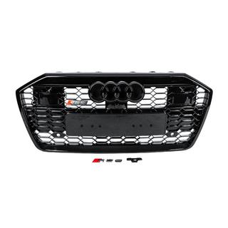 Front Grille RS-Style (with ACC, black) Audi A6 C8 2018–2025 photo 1