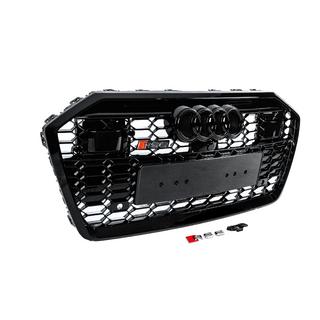 Front Grille RS-Style (with ACC, black) Audi A6 C8 2018–2025 photo 3