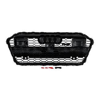 Front Grille RS-Style (with ACC, black) Audi A6 C8 2018–2025 photo 4