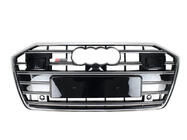 Audi A6 C8 2018–2025 Front Grille S-Style (with ACC, black with chrome) photo 1