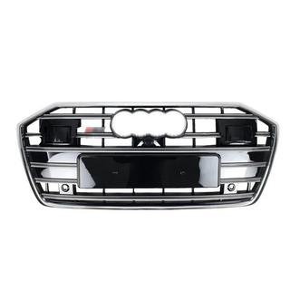 Front Grille S-Style (with ACC, black with chrome) Audi A6 C8 2018–2025 photo 1