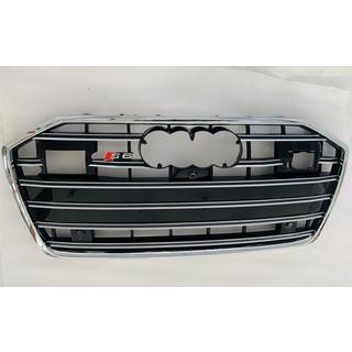 Front Grille S-Style (with ACC, black with chrome) Audi A6 C8 2018–2025 photo 4