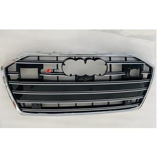 Front Grille S-Style (with ACC, black with chrome) Audi A6 C8 2018–2025 photo 3