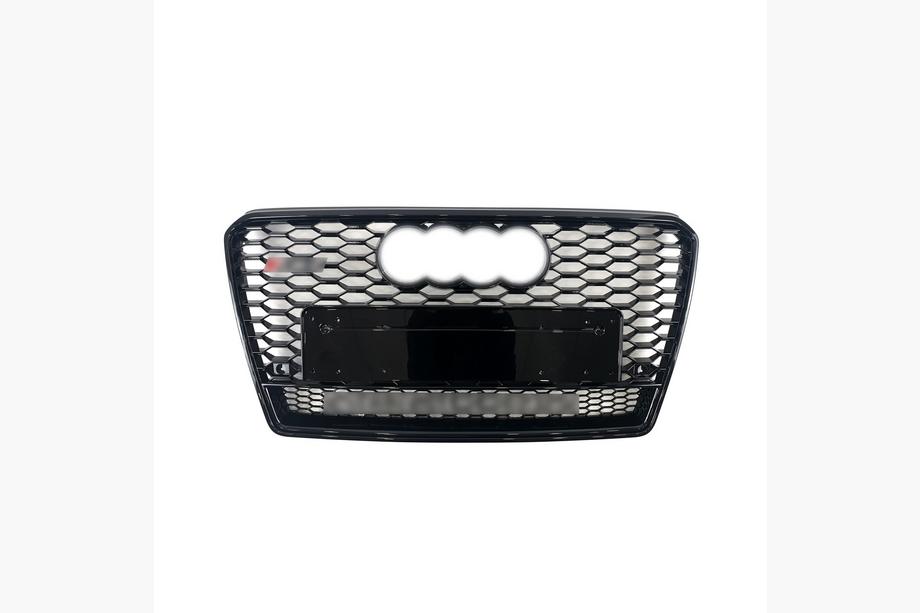 Audi A7 2010-2018 Front Grille RS-Style with Quattro Emblem (2010-2014, black) Image
