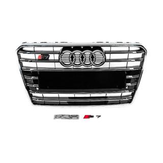 Front Grille S-Style (2010-2014, black with chrome) photo 1