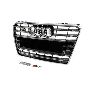 Front Grille S-Style (2010-2014, black with chrome) photo 2