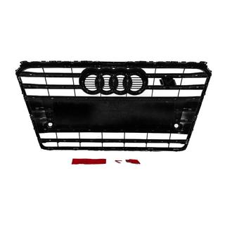 Front Grille S-Style (2010-2014, black with chrome) photo 4