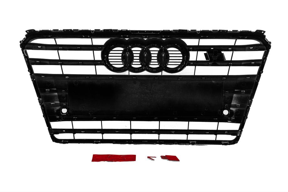 Audi A7 2010-2018 Front Grille S-Style (2010-2014, black with chrome) Photo 4