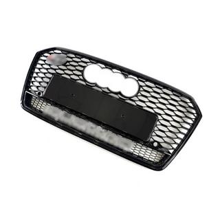 Front Grille RS-Style with Quattro Emblem (2015-2018, black) photo 1