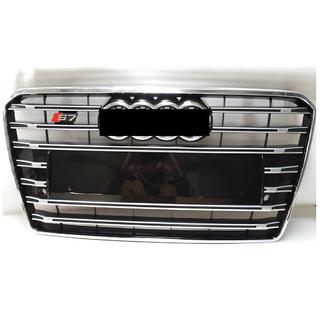 Front Grille S-Style (2015-2018, Black with Chrome)