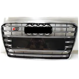 Front Grille S-Style (2015-2018, Black with Chrome)