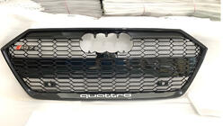 Audi A7 2018- Front Grille RS-Style with Quattro Emblem (black) photo 1