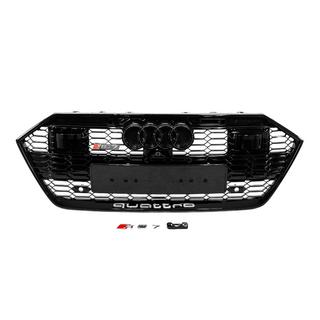 Front Grille RS-Style with Quattro Emblem (black) photo 1