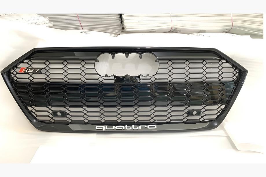Audi A7 2018- Front Grille RS-Style with Quattro Emblem (black) Image