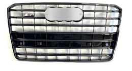 Audi A8 2010-2018 Front Grille S-Style (2010-2013, black) photo 1