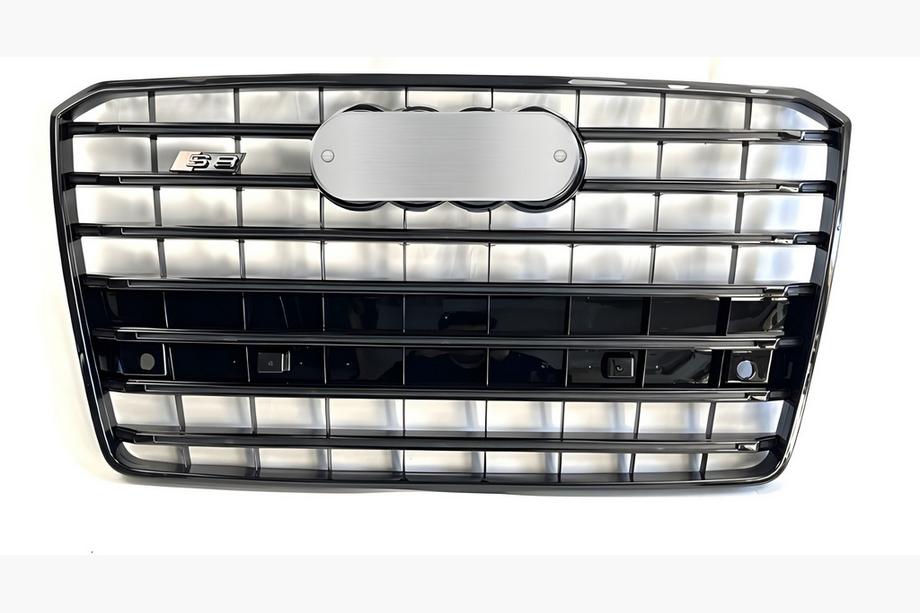 Audi A8 2010-2018 Front Grille S-Style (2010-2013, black) Image