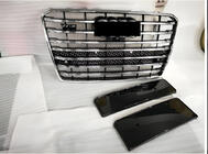 Audi A8 2010-2018 Front grille (2014-2018, black with chrome) photo 2