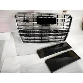 Front grille (2014-2018, black with chrome) photo 1