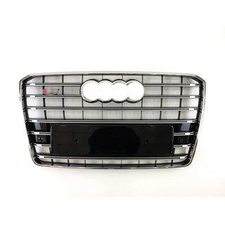 Front Grille S-Style (2014-2018, black with chrome) photo 1