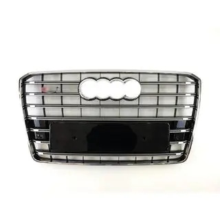 Front Grille S-Style (2014-2018, black with chrome) photo 1