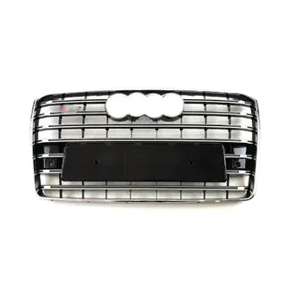 Front Grille S-Style (2014-2018, black with chrome) photo 3