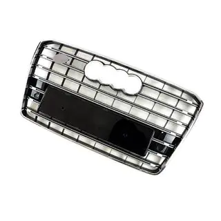 Front Grille S-Style (2014-2018, black with chrome) photo 2