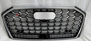 Audi A8 2018- Front Grille S-Style (2022+, Chrome with Black) photo 1
