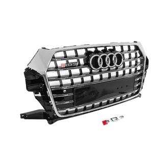 Front Grille RSQ-Style (2015-2019, black with chrome) photo 3