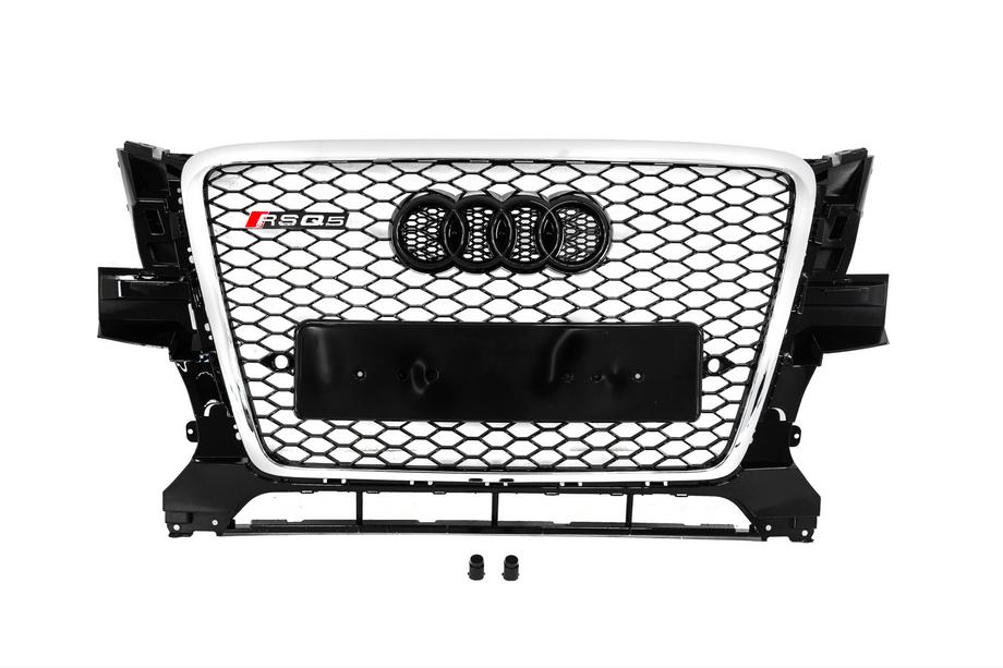 Audi Q5 2008-2017 RSQ-Style front grille (2008-2012, black with chrome) Image
