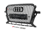 Audi Q5 2008-2017 Front Grille RSQ-Style with Quattro Emblem (2012-2017, black) photo 2