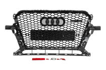 Audi Q5 2008-2017 Front Grille RSQ-Style with Quattro Emblem (2012-2017, black) photo 4