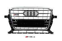 Audi Q5 2008-2017 Front Grille SQ-Style (2012-2017, black with chrome) photo 1