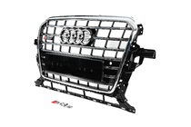 Audi Q5 2008-2017 Front Grille SQ-Style (2012-2017, black with chrome) photo 2