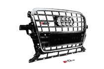 Audi Q5 2008-2017 Front Grille SQ-Style (2012-2017, black with chrome) photo 3